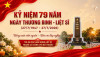 Kỷ niệm 79 năm ngày thương binh - liệt sỹ 27/7 (27/7/1947 - 27/7/2026)