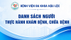 DANH SÁCH HỌC VIÊN THỰC HÀNH KHÁM BỆNH, CHỮA BỆNH TẠI BỆNH VIỆN ( NGÀY 18/8)