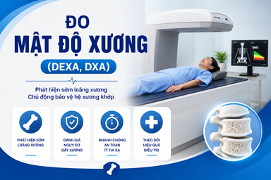 Đo mật độ xương (DEXA, DXA)