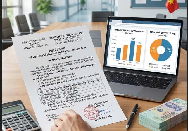 Công khai dự toán tài chính 2026