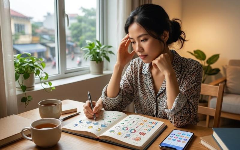 Đau nửa đầu mỗi tháng: Hãy thử ghi lại kỳ kinh và thời tiết để tìm nguyên nhân