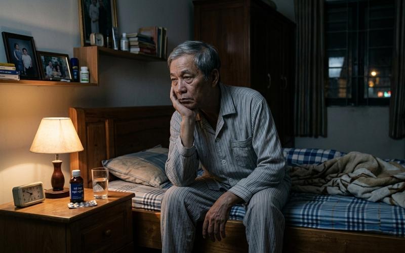 Mất ngủ ở người cao tuổi: Đừng xem là chuyện bình thường